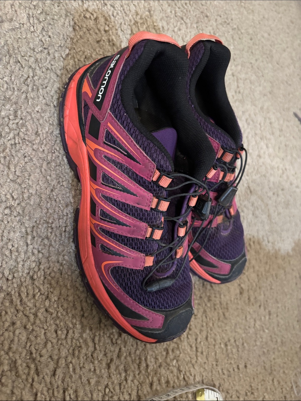 Salomon Women’s Purple & Coral Trail Running Sneakers